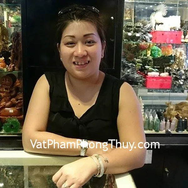 Chị Cindy - Khách hàng mua Vòng ngọc Myanmar VM108-S1-9450