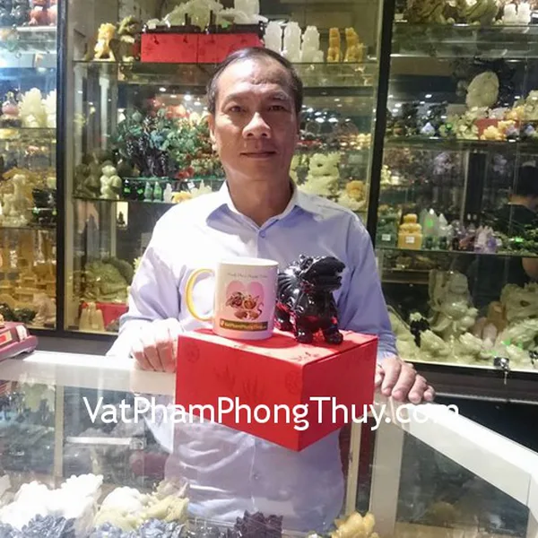 Chú Phú - Khách hàng mua Tỳ hưu bắc kinh đen trung BKD-M