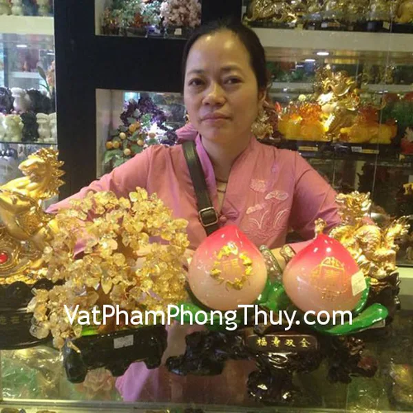 Chị Hiền - khách hàng mua tượng rồng, ngựa, đào tiên, tháp văn xương và cây tài lộc