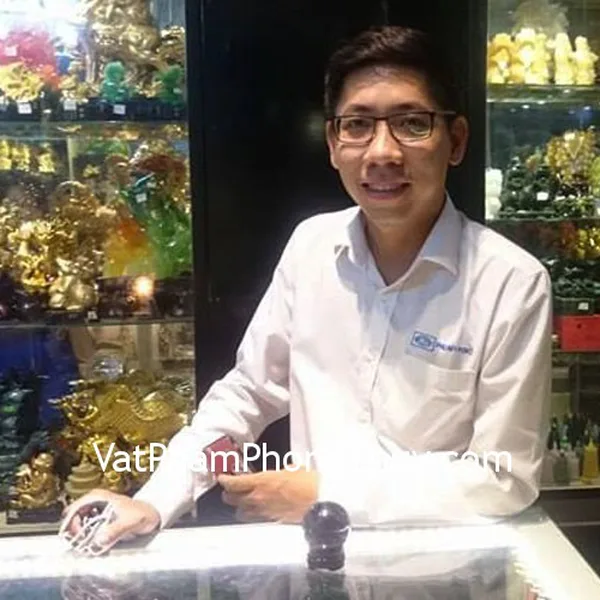 Anh Kiên - Khách hàng mua Quả cầu thạch anh đen QC209