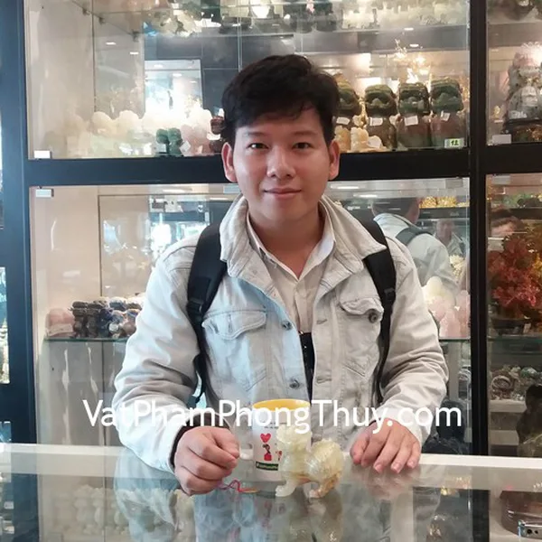 Anh Sử - khách hàng mua tỳ hưu bắc kinh xanh chuẩn BKX-S