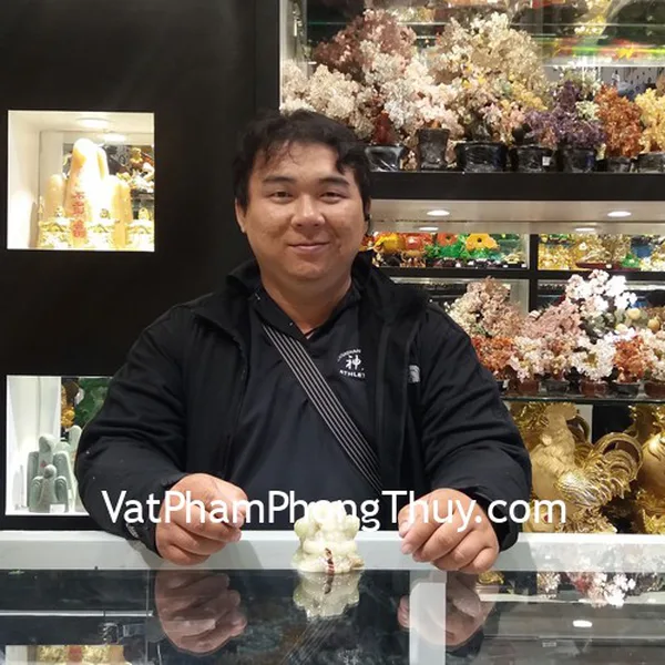 Anh Minh - khách hàng mua thiềm thừ đá cẩm thạch CTT-S