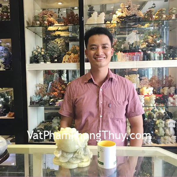 Anh Tiến - khách hàng mua Thiềm thừ đá Cẩm Thạch Tây Tạng CTT-L