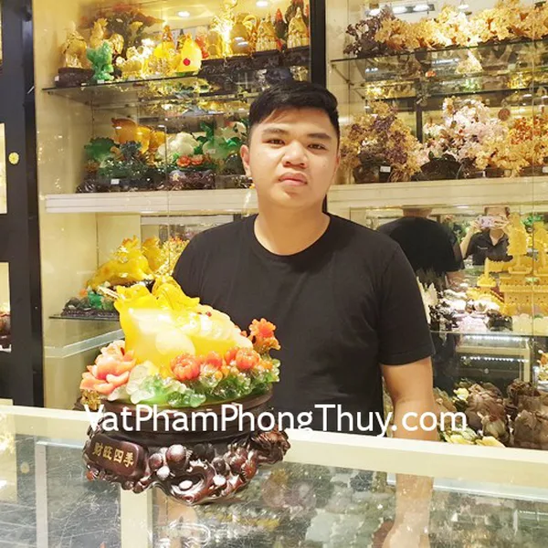 Anh Dũng - khách hàng mua Thiềm thừ Tài Vượng Phú Qúy LN091