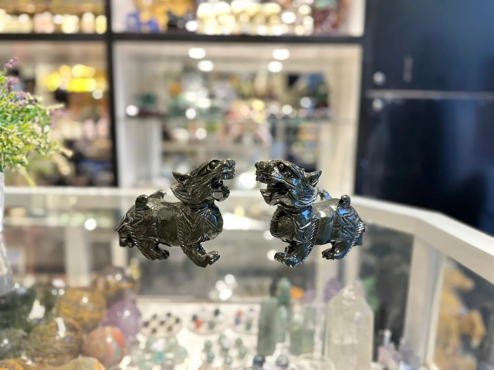 Tỳ hưu đá lam ngọc trung M006