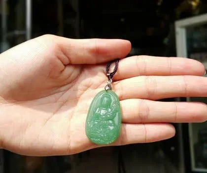 Phật bản mệnh đá ngọc Đông Linh - Thìn + Tỵ (Phổ Hiền Bồ Tát) S6338-4