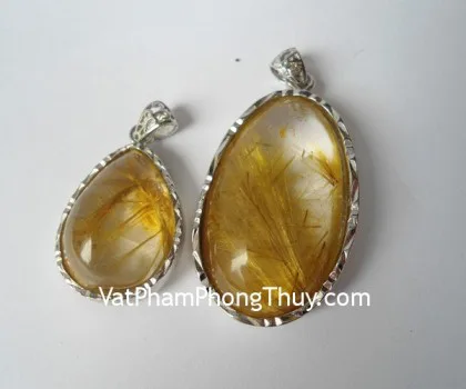 Mặt thạch anh tóc vàng S866-S3-1476