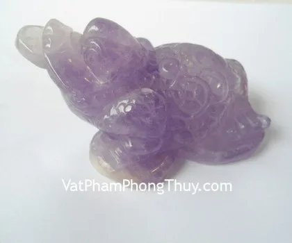 Thiềm thừ thạch anh tím -3 tấc FH072