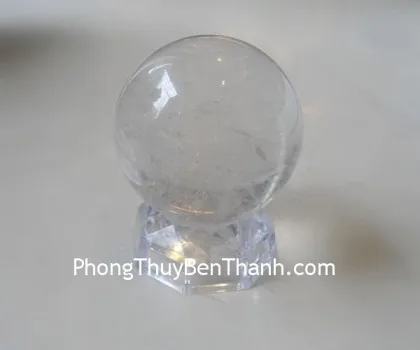 Quả cầu đá thạch anh vàng non M191-S6-1500