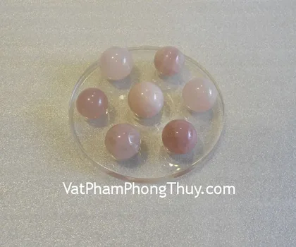 Đĩa thất tinh đá thạch anh vàng lớn FHM094
