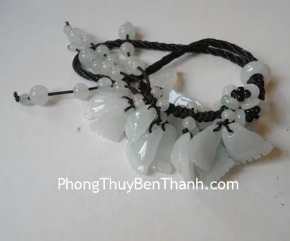Ngọc bội đồng tiền khắc hoa vân nổi (GCN) -111gr S6896-S6-7584