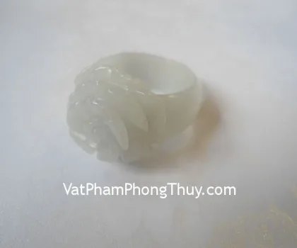 Nhẫn mã não đỏ bản tròn nhỏ S6470