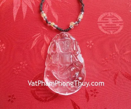Quan âm thạch anh trắng S2027