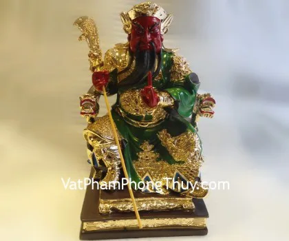 Quan công vàng đen cưỡi ngựa FH274G