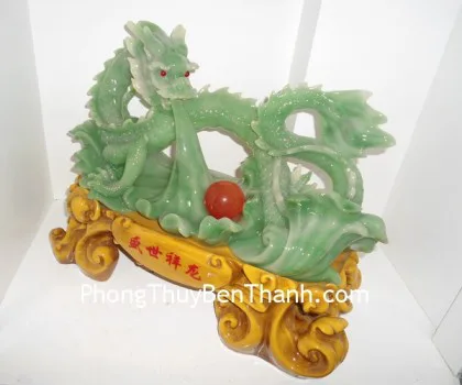 Rồng đá Tiêu Ngọc nằm nhả ngọc FRTN01
