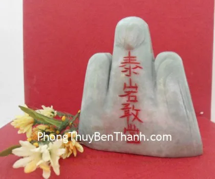 Núi Thái Sơn đá Lam Ngọc xanh K025