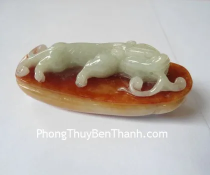 Mặt tỳ hưu PT vân xanh A+++++ (32,8gr)(GCN -1734) FS6632-F2-12136