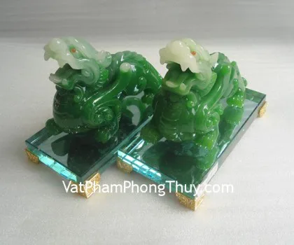 Tỳ hưu ngọc Phỉ Thúy xanh bạch A+++++(GCN:697 - 24.42gr) FS6899-F2-8132