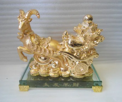 Dê vàng kéo bắp cải, thủy tinh - đại phát dương tài H076G