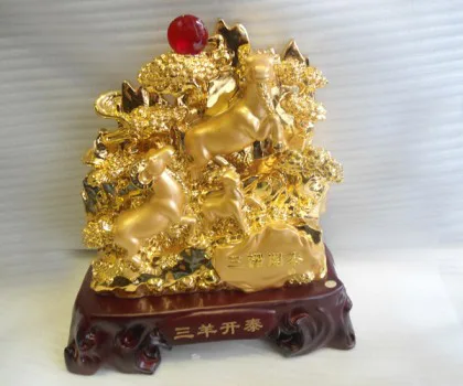Dê 3 con trắng đỏ - tam dương khai sơn FH015G