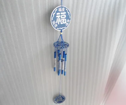 Chuông gió phước( xanh lá ) - 5 ống FCG1240