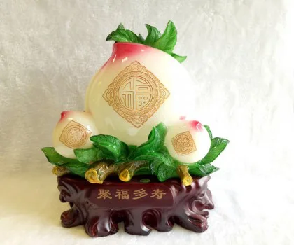 Đào trắng hồng, nằm nghiêng - phước thọ đào tiên H340G