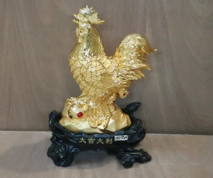 Gà lông đồng tiền trên đá nhỏ - Đại cát đại lợi G033A