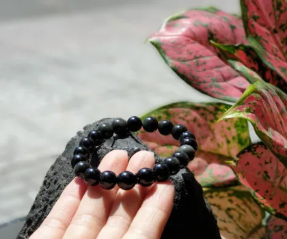Chuỗi hắc ngà vàng kim xám 12li S6669