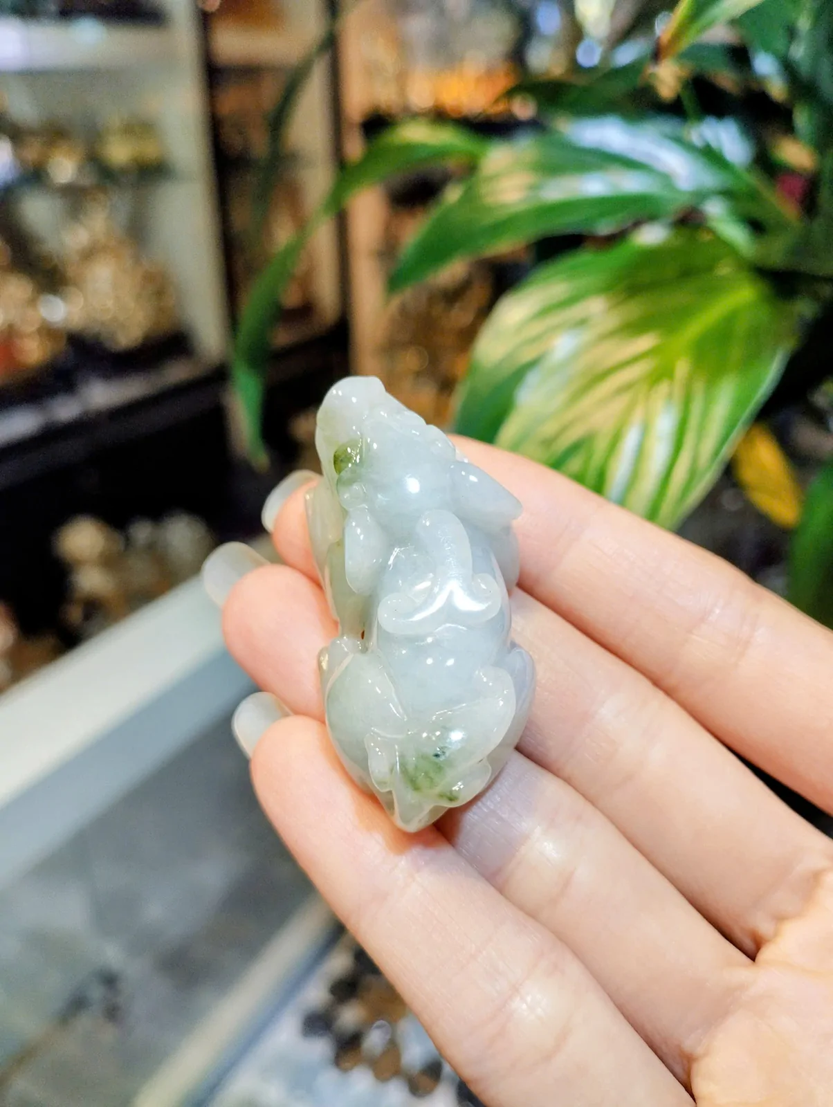Mặt tỳ hưu phỉ thúy đốm vân xanh A+++++ GCN 706 S6632-S5-8603