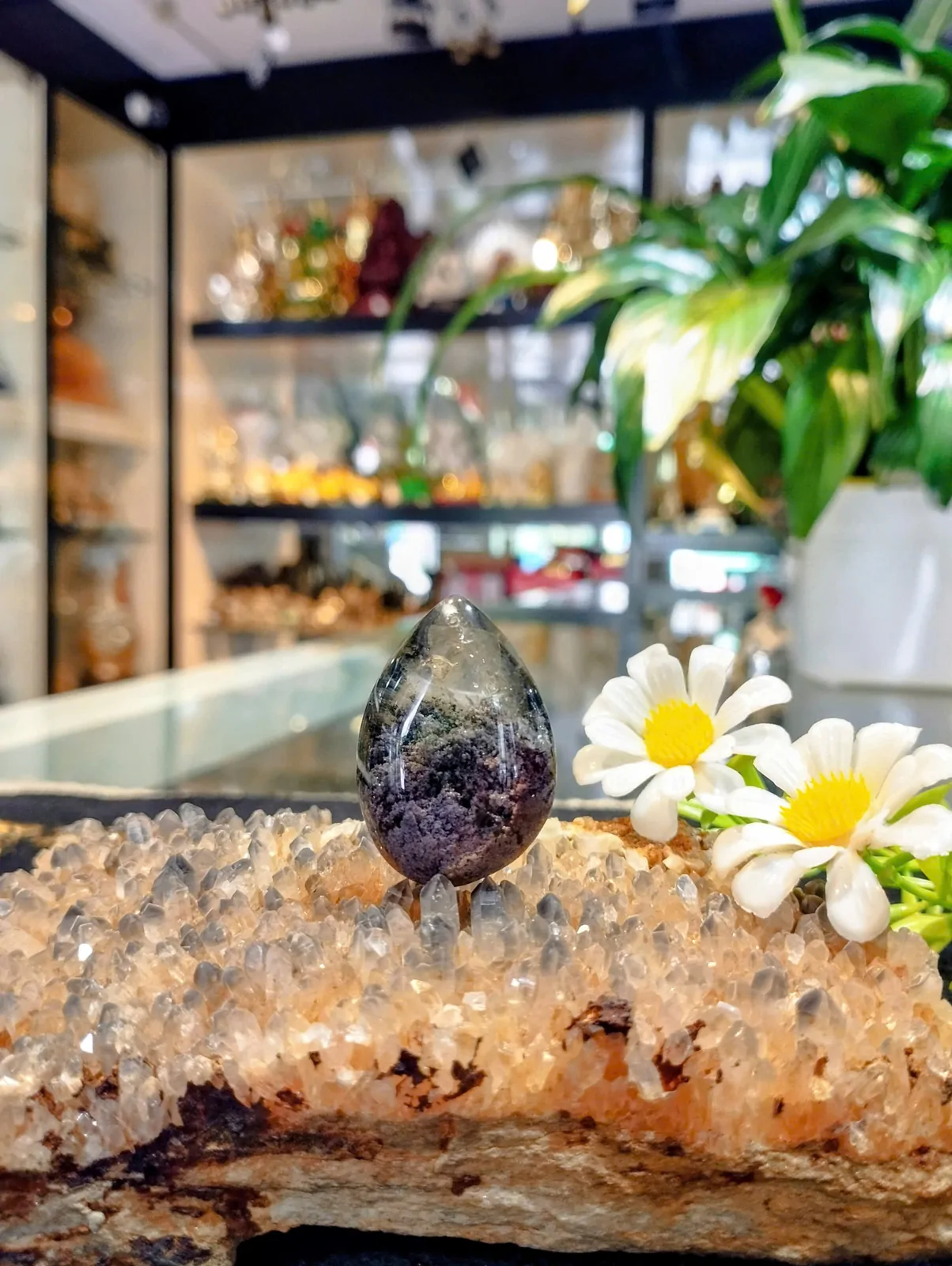 Mặt thạch anh ưu linh xanh (12.8gr) S867-S5-1600