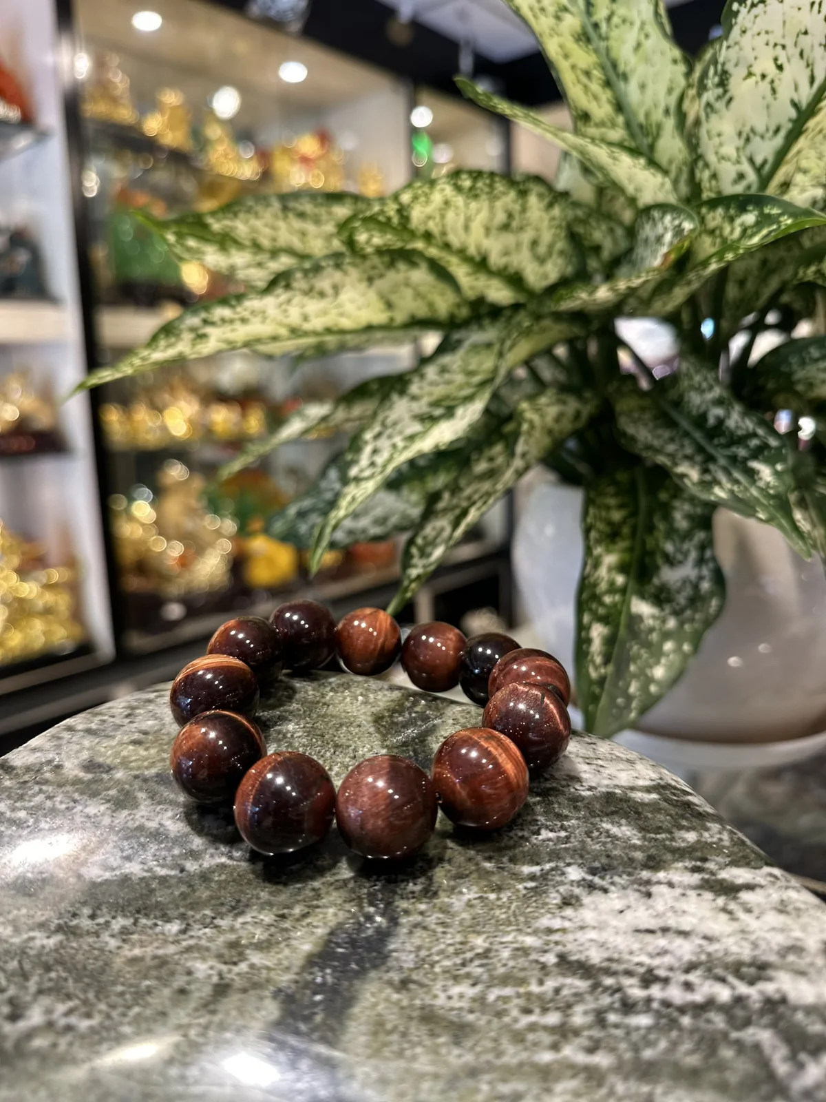 Chuỗi mắt mèo siêu cấp 12 hạt S6083