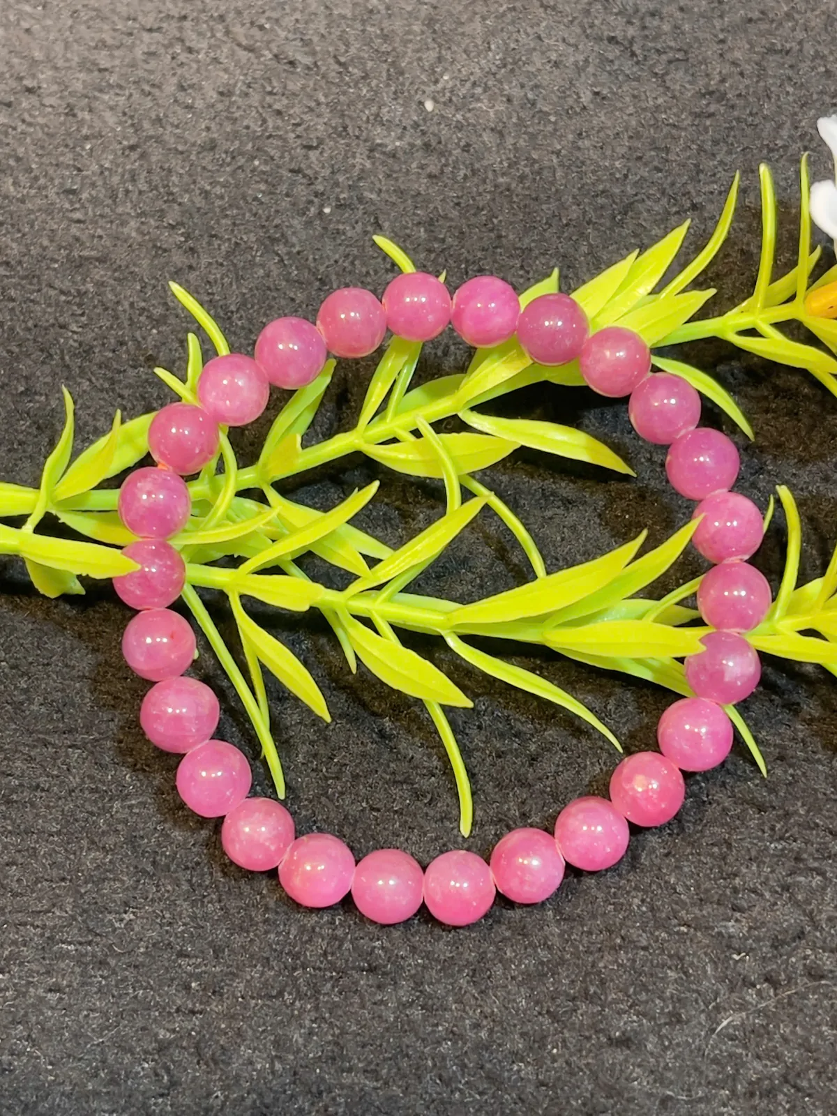 Chuỗi Ruby đỏ A+++ hạt tròn Nam Mỹ (17.8g - 26 bi) S6248-S5-16821