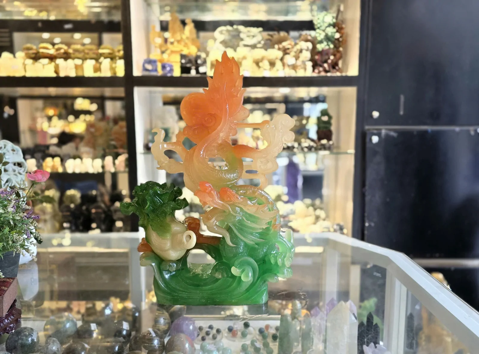 Rồng xanh cuộn - Bát tài hưng long A140