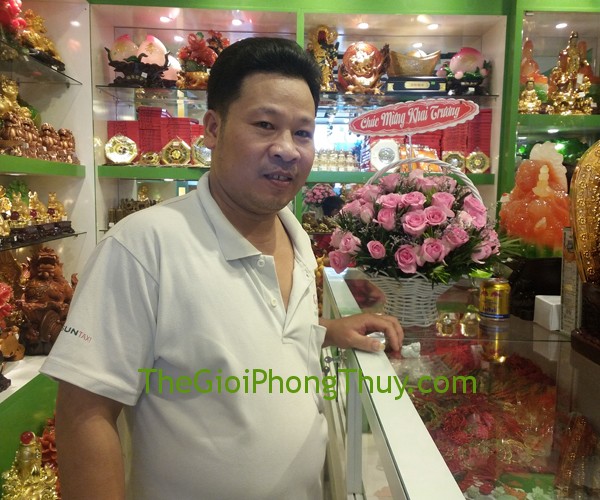 Anh Phạm Văn Thụ - Khách hàng sở hữu Tỳ Hưu đá quý may mắn FS689