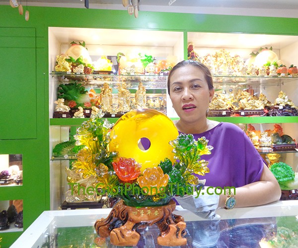 Chị Ty - Khách Hàng mua Mẫu đơn lưu ly ngũ sắc FG119A