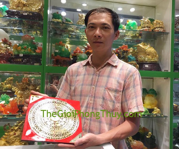 Anh Khanh-Khách hàng mua La bàn mặt đồng khủng, 8in FCC1157
