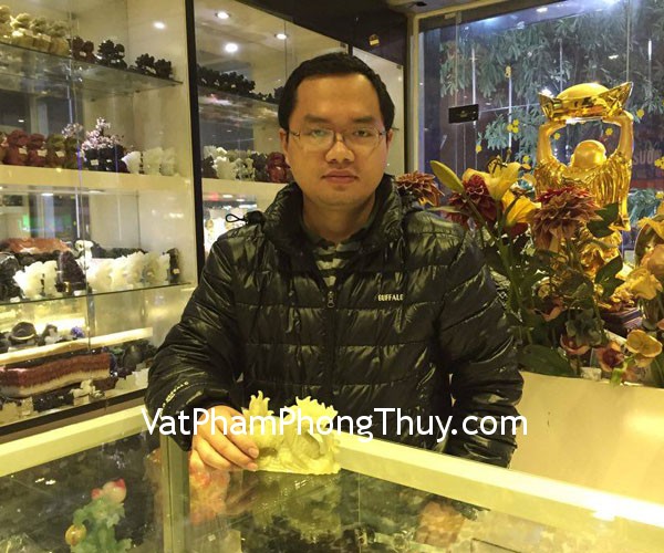 Anh Hưng - khách hàng mua rồng cẩm thạch N076-1
