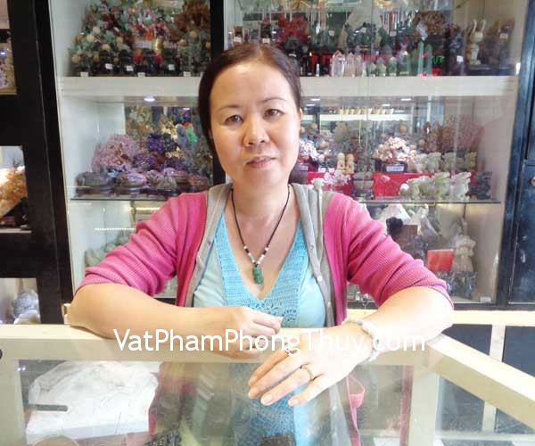 Chị Hương - khách hàng mua Tỳ hưu vẩy rồng Ngọc Đông linh S932, Chuỗi Tỳ hưu Phỉ thúy S6012, Tỳ hưu Phỉ thúy S6283