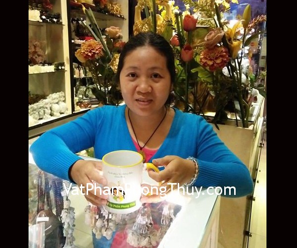 Chị Ngọc - khách hàng mua chuỗi thạch anh trắng S6220-1229, phật bản mệnh đá  mắt mèo tuổi Dậu S6339-7 và mặt quan âm hắc ngà S6076