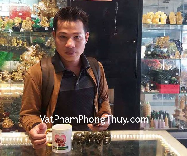 Anh Huy - Khách hàng mua Voi lam ngọc HM053