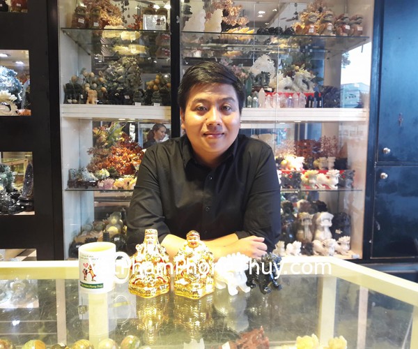 Anh Ngọc - khách hàng mua Thần tài Thổ địa vàng, Tỳ hưu Bắc Kinh trắng, Tỳ hưu Bắc Kinh đen