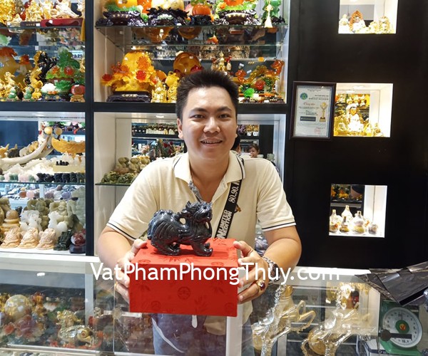 Anh Tuấn - khách hàng mua tỳ hưu bắc kinh đen trung BKD-M