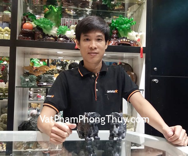 Anh Tuấn Anh - khách hàng mua cặp tỳ hưu bắc kinh đen trung BKD-M